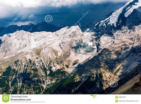 Scenic Italian Alps Stock Photo Image Of Landscape Mountains 58987830