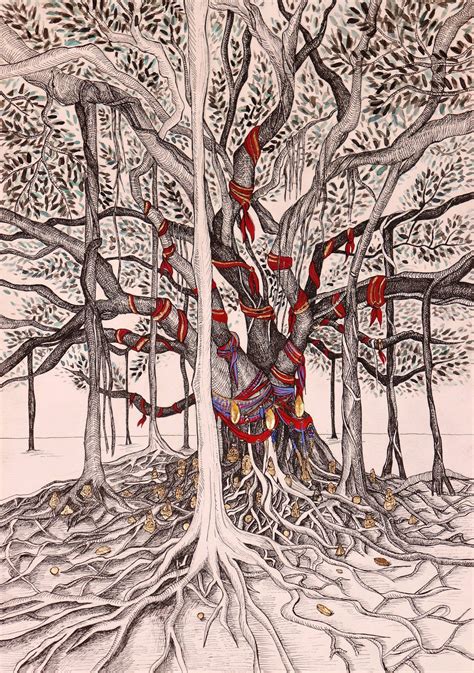 Sacred Trees Serie Elsa Mroziewicz