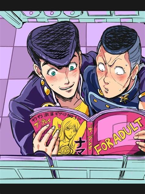 Josuke And Okuyasu Jojo Bizarre Jojo S Bizarre Adventure Jojo Bizzare Adventure