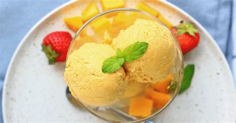 Vegan Mango Coconut Ice Cream The Belly Rules The Mind