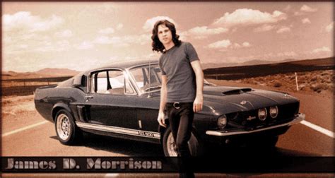 Jim Morrison Driving The Blue Lady Night Mist Blue 1967 Shelby