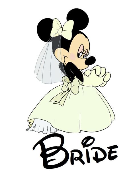 Minnie Bride Mickey Mouse Art Minnie Mouse Images Mickey Mouse And