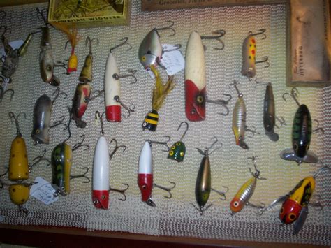 Collection Old Fishing Lures Collectors Weekly