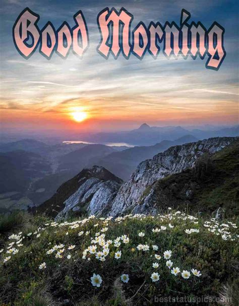 Beautiful Good Morning Mountain Hd Images 2021 Best Status Pics