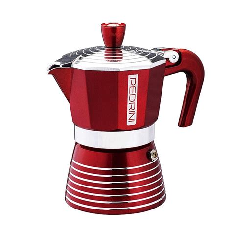 The traditional moka wears stainless steel. Pedrini Infinity Moka Pot 3 Cup - Egyptmarketo.com