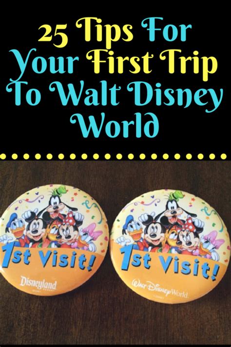 25 Tips For Your First Trip To Walt Disney World