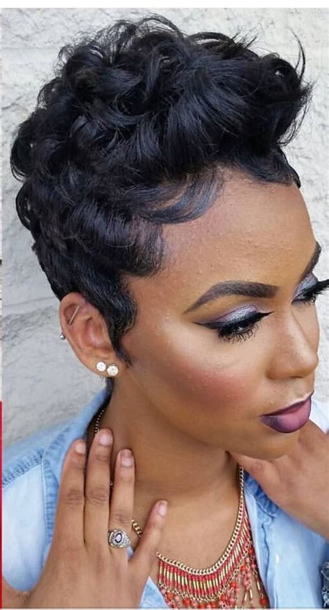 It all visually adds age. 2018 Short Hairstyle Ideas For Black Women | Short hair ...