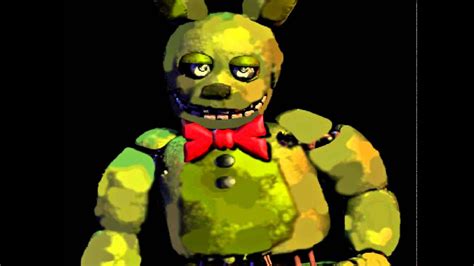 Fixed Springtrap Sings Fnaf 3 Song Ignore The First Bit Youtube