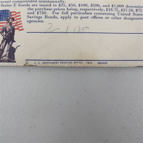Vintage 1942 Us War Ww2 Savings Bonds 10 Cent Defense Stamp Album W 10