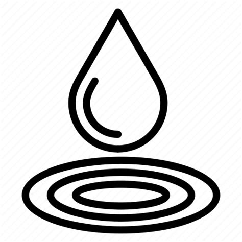 Drop Ecology Treatment Water Wet Icon