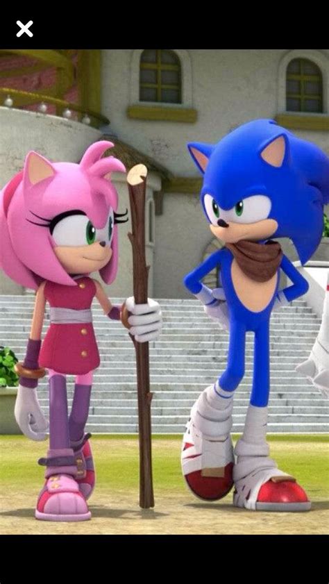 Sonic And Amy Sonic Boom Their So Cute Sonic Sonic