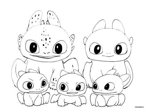 How to Train Your Dragon Coloring Pages - 100 Free Coloring pages