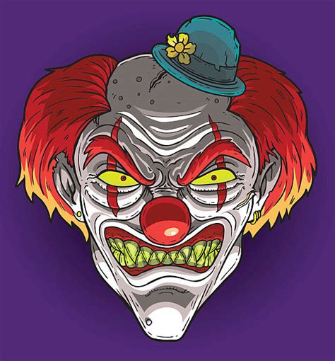 Royalty Free Creepy Clown Clip Art Vector Images And Illustrations Istock