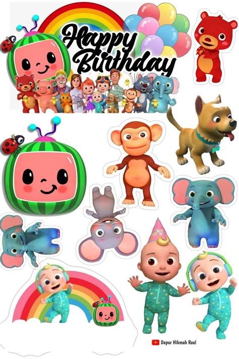 Cocomelon Cake Topper Printable Free