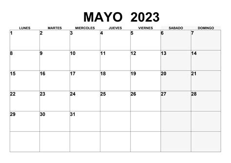 Calendario Mayo 2023 Calendariossu