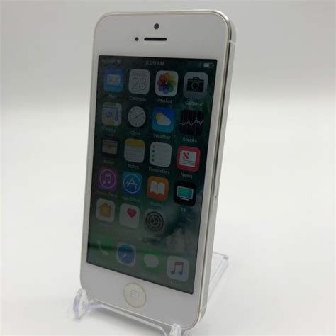 Apple Iphone 5 32gb White And Silver Unlocked A1428 Gsm For Sale