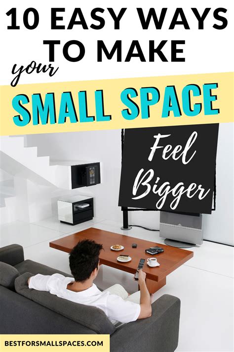 Easy Ways To Make Your Small Space Feel Bigger Small Spaces Tiny