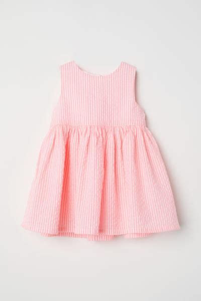 Cotton Dress Pinkstriped Kids Handm Ca 1 Baby Girl Dresses Baby