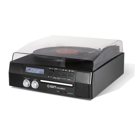 Disc Ion Cd Direct Digital Turntable Wbuiltin Cd Recorder Speakers