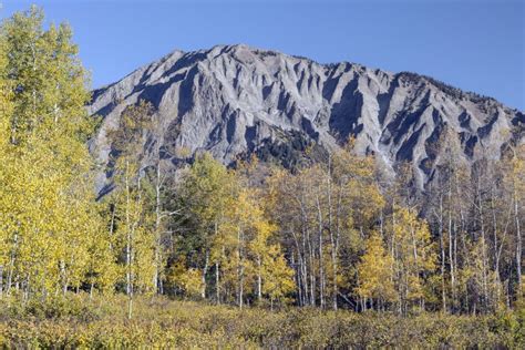 Rugged Mountains Near Crested Butte Colorado Stock Photo Image Of