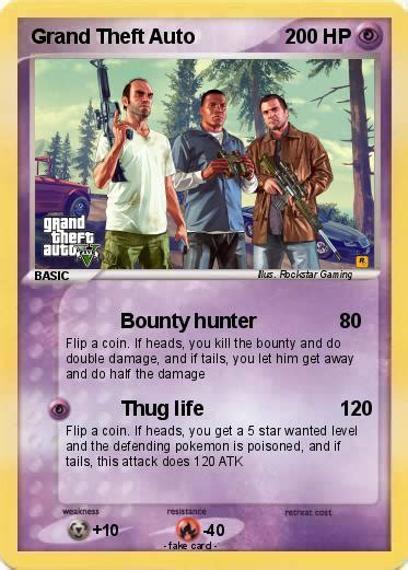 Pokémon Grand Theft Auto 57 57 Bounty Hunter My Pokemon Card