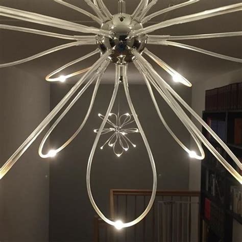 Solklint ceiling lamp, 27 cm. IKEA Onsjo chandelier ceiling light with chrome plated ...