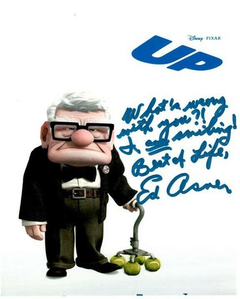 Ed Asner Signed Autographed 8x10 Disney Up Carl Fredricksen Etsy