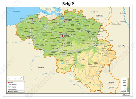 Bibliothèque royale belgique (dutch, french). Digitale België kaart Natuurkundig 333 | Kaarten en ...