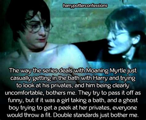 The Way The Series Deals With Moaning Myrtle Just Casually Harry Potter Funny Moaning