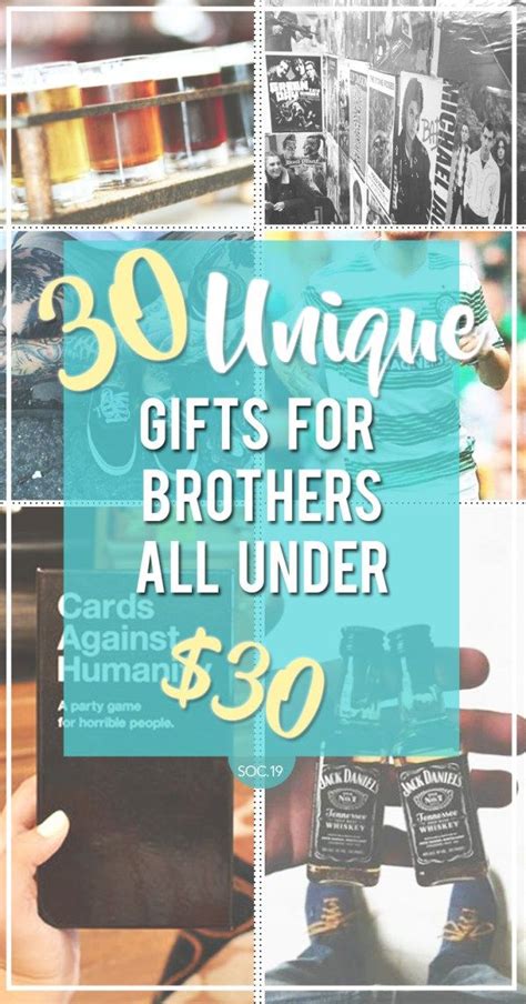 Birthday gifts for brother online. 30 Unique Gifts For Brothers All Under $30 | Christmas ...