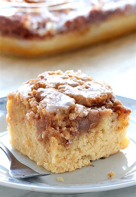 Easy Cinnamon Roll Coffee Cake Recipe Home Inspiration And Diy Crafts