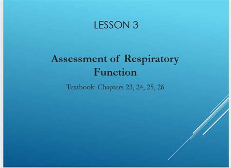 Respiratory Lecture Ch 23242526