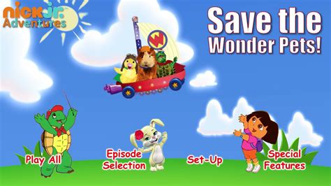 Save The Wonder Pets Dvd Menu Youtube
