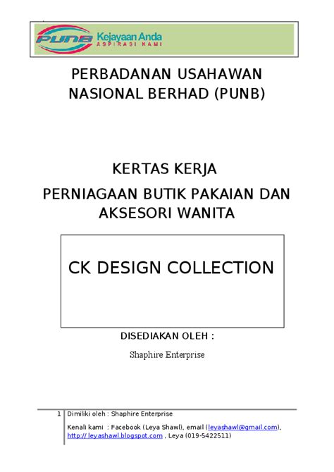 Specialize in public service, rakyat and development. (DOC) PERBADANAN USAHAWAN NASIONAL BERHAD (PUNB) KERTAS ...
