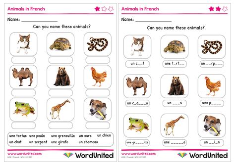 Animals In French Wordunited