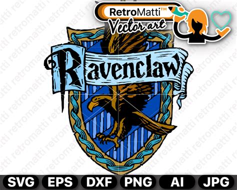 Ravenclaw SVG | retromatti made and designed in canada