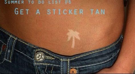 Pinterest Tanning Stickers Tan Tattoo Suntan Tattoo