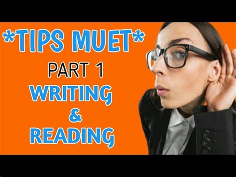 A perfect muet essay demonstrates your good knowledge of english. *TIPS MUET* | PART 1 | WRITING | READING | SPEAKING ...