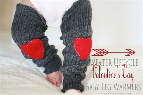 Maybe you would like to learn more about one of these? Baby Leg Warmers Sweater Upcycle for Valentine's Day - Mom 4 Real
