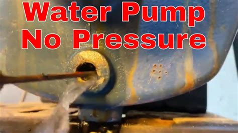 My Shallow Well Water Pump Wont Build Pressure YouTube