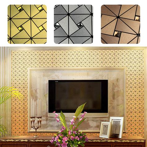 Maybe you would like to learn more about one of these? 30x30cm Aluminum Tile Self Adhesive Wall paper Kitchen ...