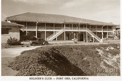 Stilwell Hall Soldiers Club Fort Ord Army Base Monterey Calif 1950