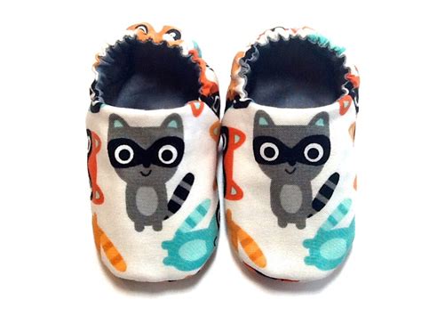 Raccoon Baby Boy Shoes Raccoons 0 6 Mos Baby By Shoesbysusie