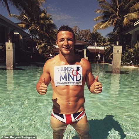 Sam Burgess Flirts With Jackie O Henderson And Reveals The Size Of His Manhood Daily Mail Online