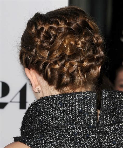 Emma Watson Wore A Braided Updo Last Night That Will Make You Forget Every Single Braid Youve