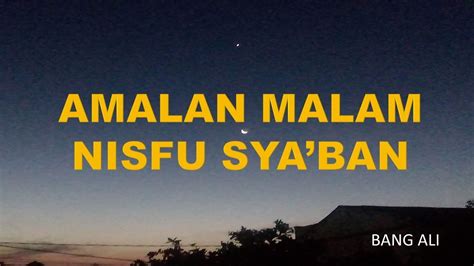 We did not find results for: AMALAN MALAM NISFU SYA'BAN - YouTube