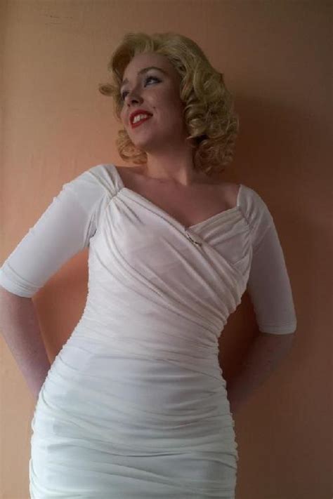 50s Monica Dress In Antique Off White From Laura Byrnes Black Label