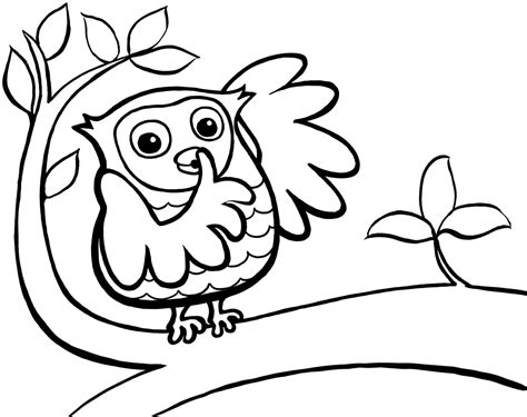 They learn about various color mixtures. Cute Baby Owl Coloring Pages - Coloring Home