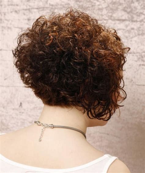 Maybe you would like to learn more about one of these? short stacked curly bob hairstyles | Short curly ...