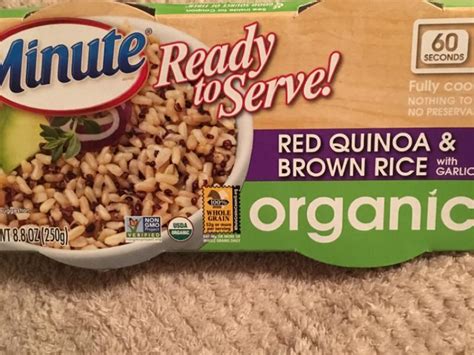 Minute Ready To Serve Brown Rice And Quinoa Nutrition Information Eat